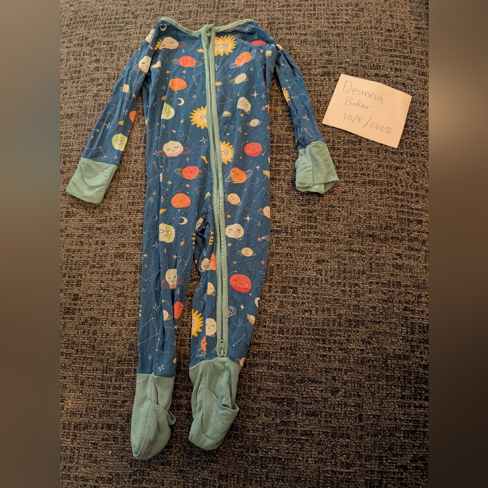 Little Sleepies Space Kids One Piece